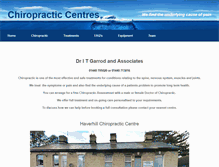 Tablet Screenshot of chiropracticcentres.org